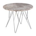 Iš marmuro apvalios formos šoninis stalas ø 55 cm Prunus – Actona