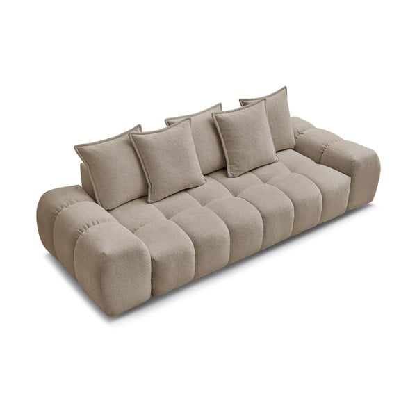 Taupe spalvos iš šenilinio audinio sofa 278 cm Everest – Bobochic Paris-image-4