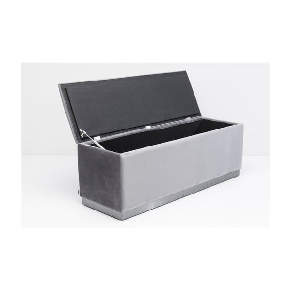 Rudas aksominis suolas su saugykla Kare Design Cherry-image-2