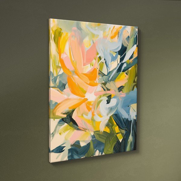 Spausdintas paveikslas tapyba ant drobės 70x100 cm Floral Gust – Styler-image-3