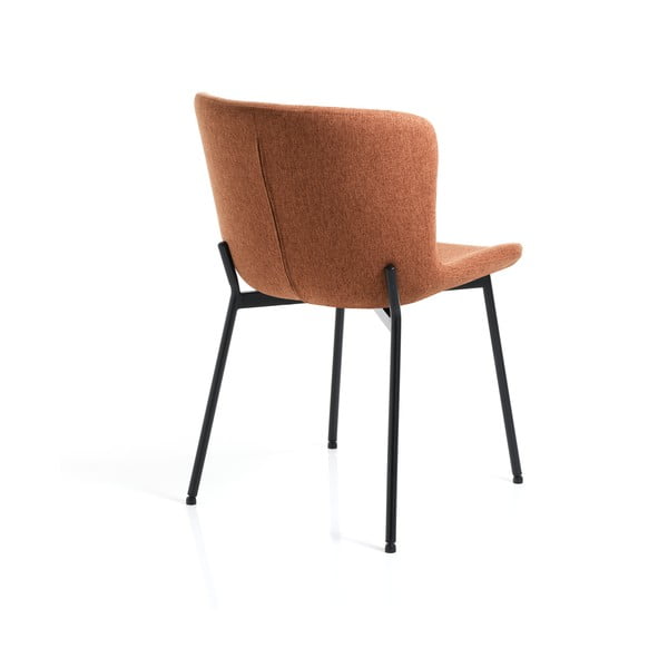 Oranžinės spalvos valgomojo kėdės 2 vnt. Snug – Tomasucci-image-4