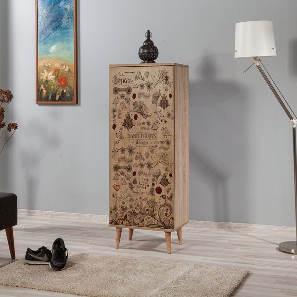 Aukšta batų lentyna "Flinta Romance", aukštis 128 cm-image-4