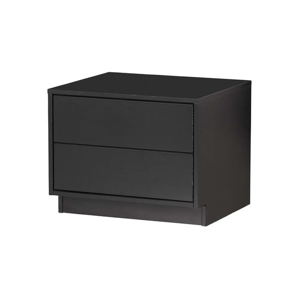 TV spintelė juodos spalvos iš pušies masyvo 50x40 cm Finca – WOOOD-image-2