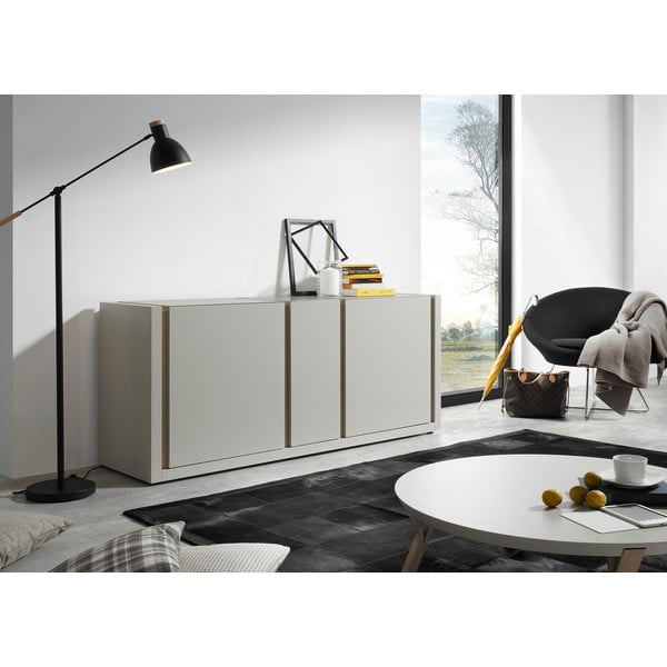 Baltas kavos staliukas Kave Home Solid, Ø 90 cm-image-4