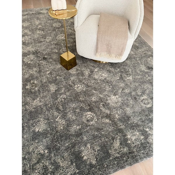 Kilimas iš vilnos pilkos spalvos 300x400 cm Calisia Vintage Flora – Agnella-image-2