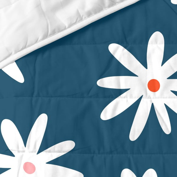 Dygsniuota lovatiesė mėlynos spalvos 180x260 cm Margaret – Aware-image-3