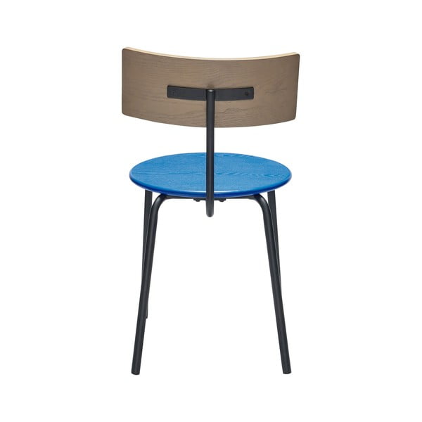 Valgomojo kėdės mėlynos spalvos/natūralios spalvos 4 vnt. Koi – Hübsch-image-3