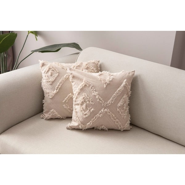 Dekoratyviniai pagalvių užvalkalai 2 vnt. 43x43 cm – Mioli Decor-image-1