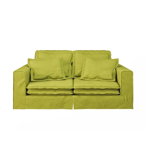 Šviesiai žalios spalvos sofa 196 cm Nora – Ropez