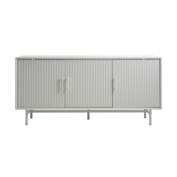Šoninė spintelė pilkos spalvos 160x75x45 cm Palma – Unique Furniture