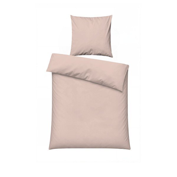 Pilkai rožinės spalvos viengulė patalynė 200x140 cm Plain  – Mijolnir