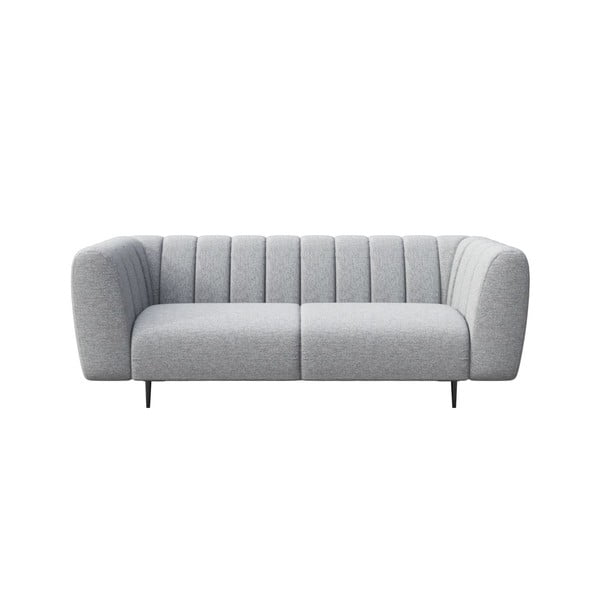 Sofa šviesiai pilkos spalvos 210 cm Shel – Ghado