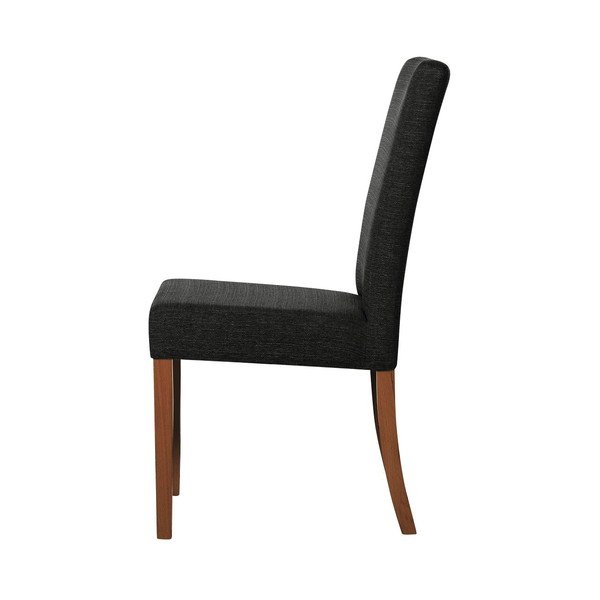 Juoda kėdė su tamsiai rudomis buko medienos kojomis Ted Lapidus Maison Tonka-image-4