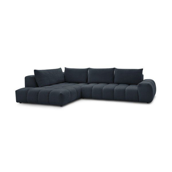 Kampinė sofa tamsiai mėlynos spalvos (su kairiuoju kampu) Everest – Bobochic Paris-image-3