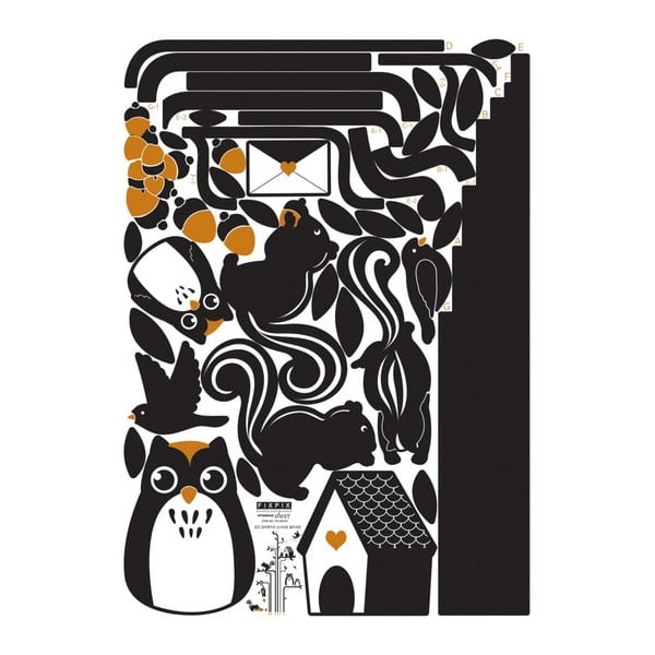 Sienų lipdukas Ambiance Friends of the Trees-image-1