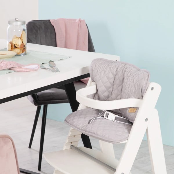 Vaikiškos maitinimo kėdutės pagalvėlė šviesiai pilkos spalvos Roba style – Roba-image-3