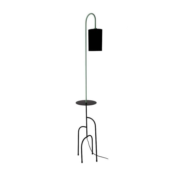 Žalios-juodos spalvos grindų lempa (aukštis 175 cm) Ravello - Candellux Lighting