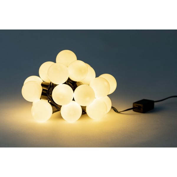 Balta LED lempučių girlianda LUKKA, 20 lempučių-image-1