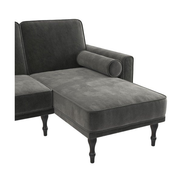 Pilka sofa lova kampinė sofa Edison - Støraa-image-3