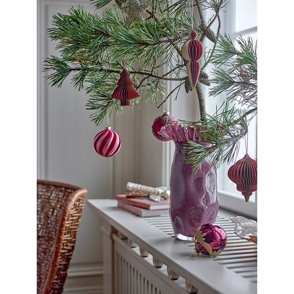 Iš popieriaus eglutės papuošimai 3 vnt. ø 10 cm Tinkle – Bloomingville-image-1