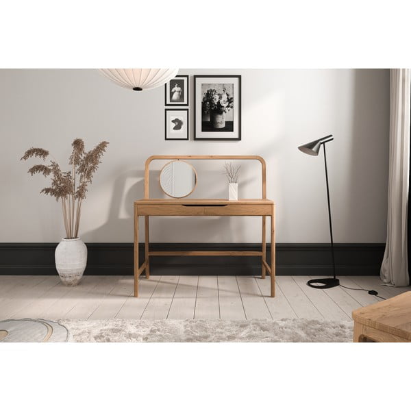 Tualetinis staliukas iš ąžuolo masyvo 57x110 cm Twig – The Beds-image-1