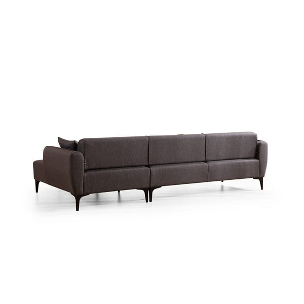 Tamsiai pilka kampinė sofa  Belissimo, dešinysis kampas – Balcab Home-image-3