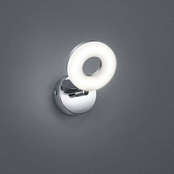 Sidabrinės spalvos LED sieninis šviestuvas Trio Rennes-image-2