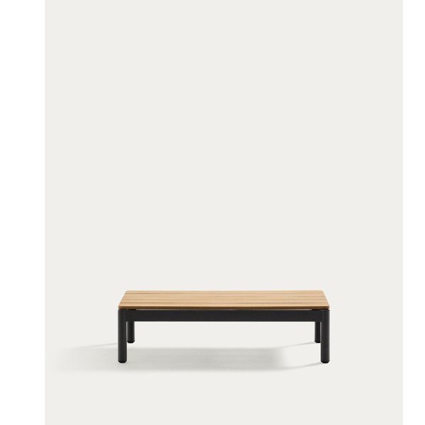 Iš tikmedžio masyvo sodo kavos staliukas 57x91 cm Sorells – Kave Home-image-2