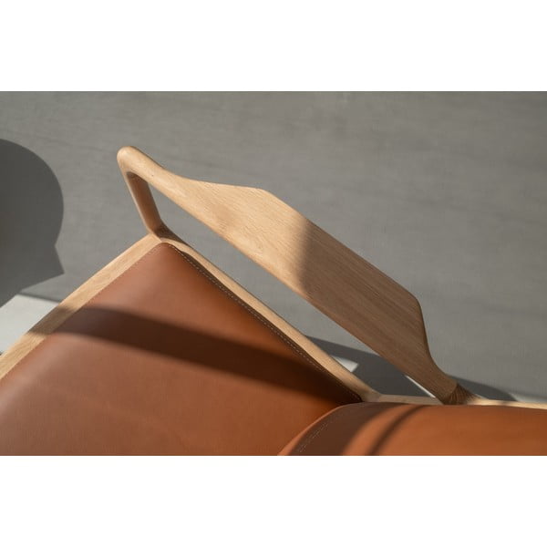 Krėslas pilkos spalvos/natūralios spalvos Dedo – Gazzda-image-3