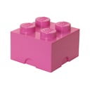 Rožinė kvadratinė daiktadėžė LEGO®