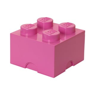 Rožinė kvadratinė daiktadėžė LEGO®