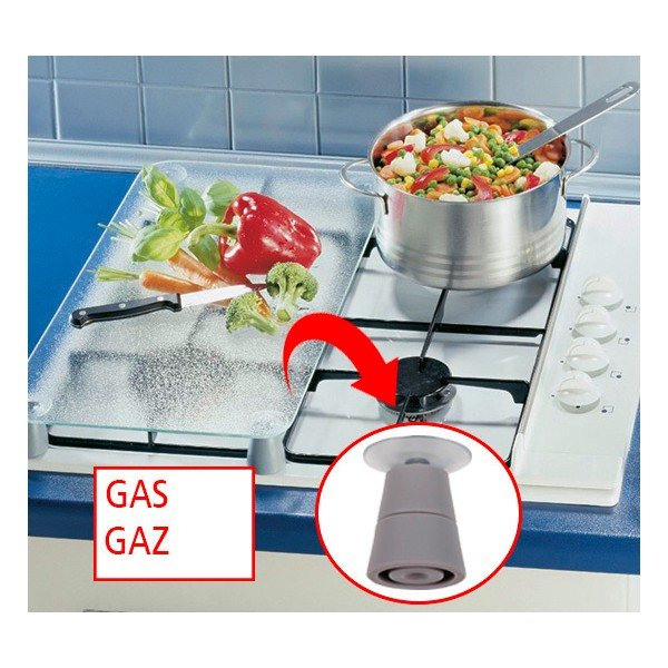 Universali stiklinė danga viryklei 3-1 Wenko, 56 x 50 cm-image-2