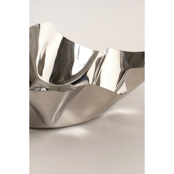 Sidabrinės spalvos iš metalo dubuo Dolce – Jotex-image-2