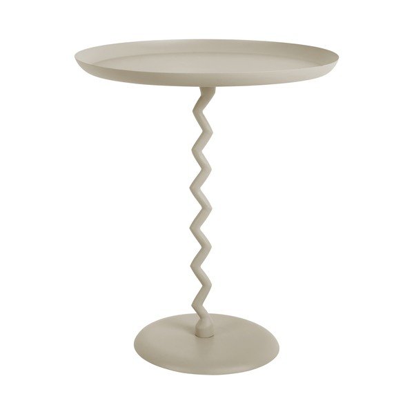 Iš metalo apvalios formos šoninis stalas ø 44 cm Zig Zag – Leitmotiv