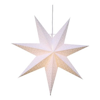 Žvaigždės formos šviesos dekoracija White Star Trading, ⌀ 54 cm
