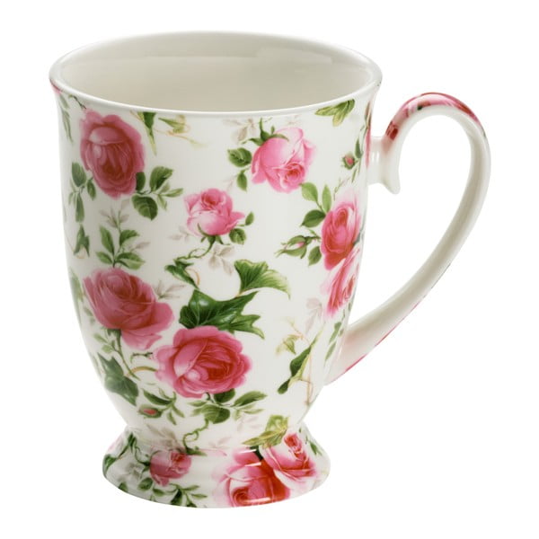 "Maxwell & Williams Royal Old England Spring Rose" kaulinio porceliano puodelis, 300 ml