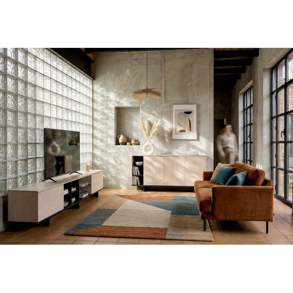 Juodos spalvos spintelė 170x80x40 cm Cequoia – Marckeric-image-1