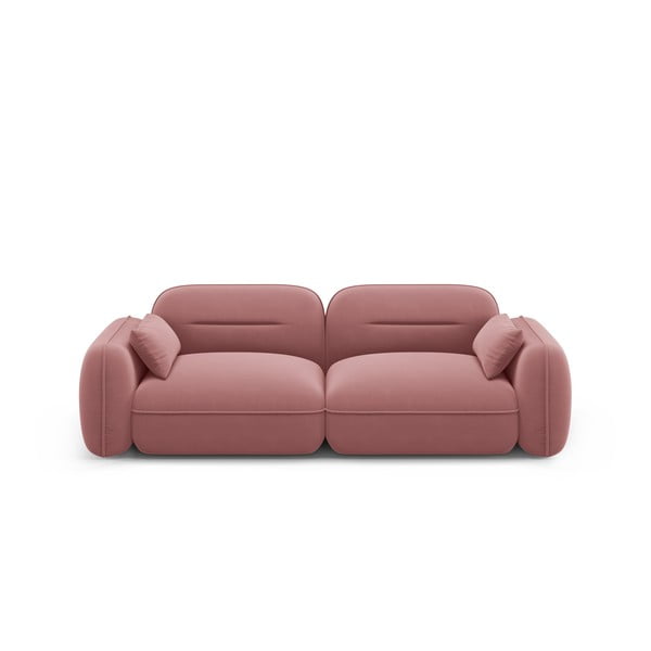 Iš velveto sofa rožinės spalvos 230 cm Audrey – Interieurs 86