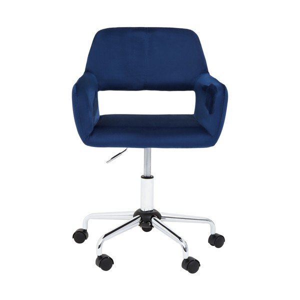 Mėlynos spalvos iš audinio biuro kėdė Brent – Premier Housewares-image-2