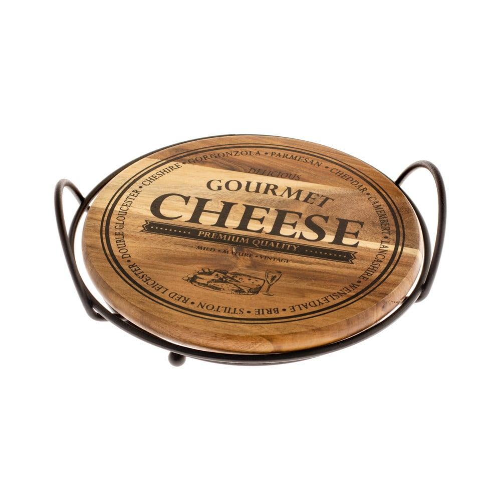 "Dakls Cheesy" bambukinė sūrio lenta, ⌀ 20 cm
