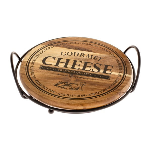 "Dakls Cheesy" bambukinė sūrio lenta, ⌀ 20 cm