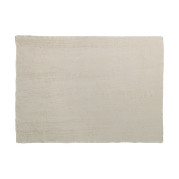 Pilkos spalvos/smėlio spalvos iš vilnos mišinio antklodė ir pledas 140x200 cm Ylva Dark Linen – Pappelina-image-2