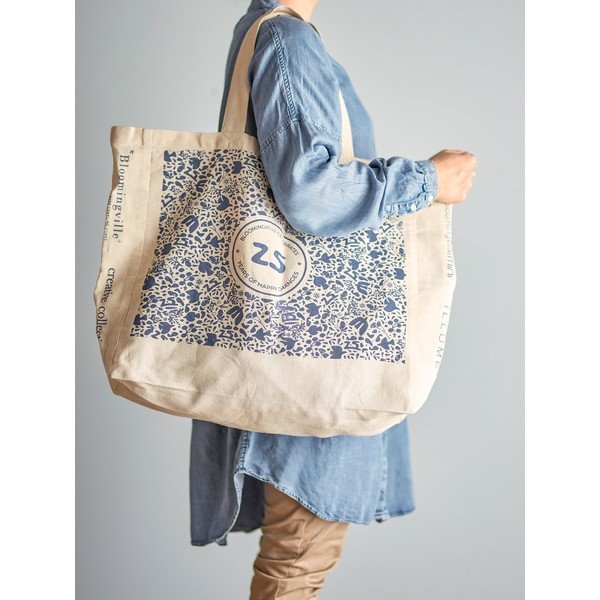 Iš medvilnės pirkinių krepšys Anniversary – Bloomingville-image-3