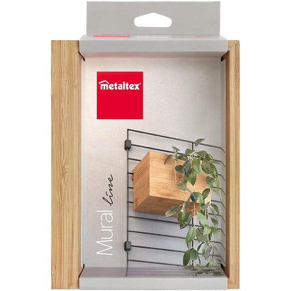 Iš bambuko daiktadėžė modulinei lentynų sistemai natūralios spalvos 19x15 cm Mural – Metaltex-image-2
