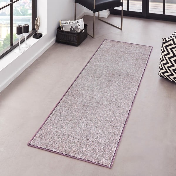 Rožinis kilimas Hanse Home Pure, 80 x 400 cm-image-1