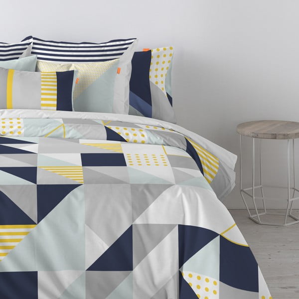 2 medvilninių užvalkalų rinkinys Blanc Geo Dot-image-4