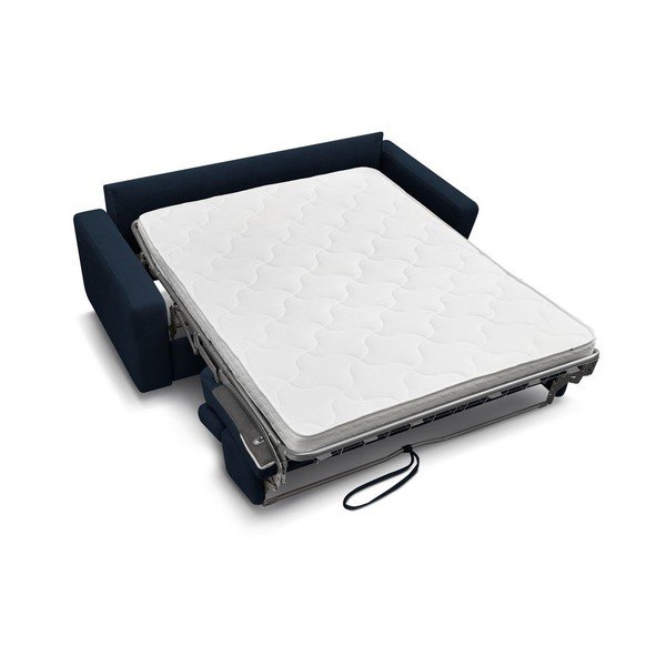 Sulankstoma sofa tamsiai mėlynos spalvos 195 cm Monaco – Bobochic Paris-image-4