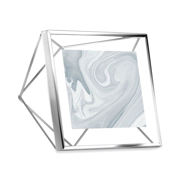 Sidabro spalvos rėmelis 10 x 10 cm dydžio nuotraukai Umbra Prisma-image-2