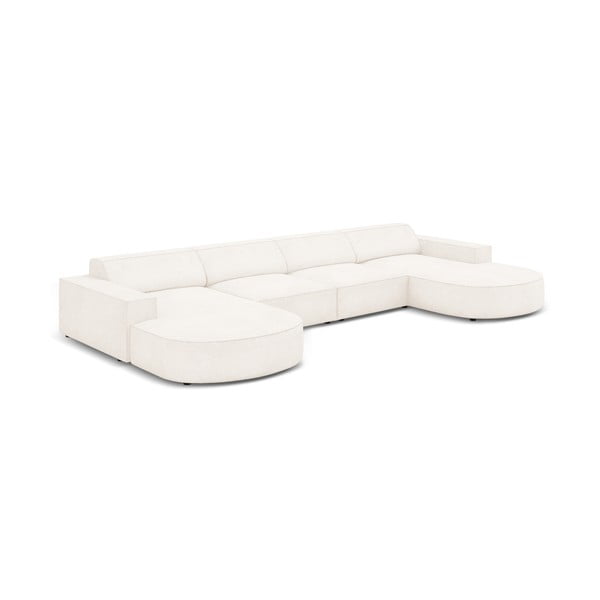 Smėlio spalvos kampinė sofa (U formos) Jodie - Micadoni Home-image-3