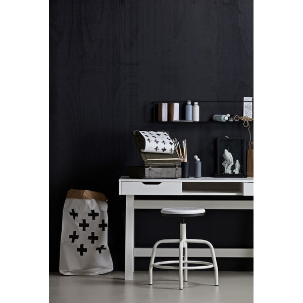 Baltas rašomasis stalas WOOOD Nikki-image-2